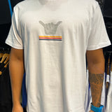 CAMISETA HANG LOOSE GRADIENTE BRANCA