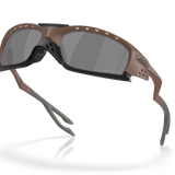 Óculos de sol Oakley Plantaris SQ prizm black Lentes, mahogany Armação