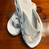 Chinelo Sandália Reef Vision White/Silver