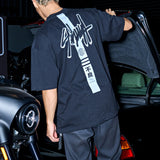 Camiseta Max Fit Hurley x Shibuya Signature Stripe Preta