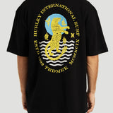 Camiseta Especial MaxFit Preta Hurley Wheels