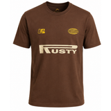 Camiseta Manga Curta Rusty Azzuro Marron