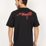 Camiseta Billabong M/C Bracket Script Preto