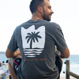 T-Shirt TVB Paraíso Não Distante Preto Stone