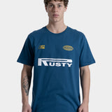 Camiseta Manga Curta Rusty Azzuro Azul
