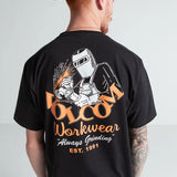Camiseta Volcom Grindit Preta