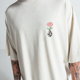 Camiseta Oversized Volcom Dia Up Off White
