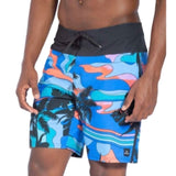 BOARDSHORT AGUA RIP CURL MIRAGE MASON BARRE BLACK/BLUE