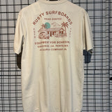 Camiseta Manga Curta Bege Rusty Surf Shop