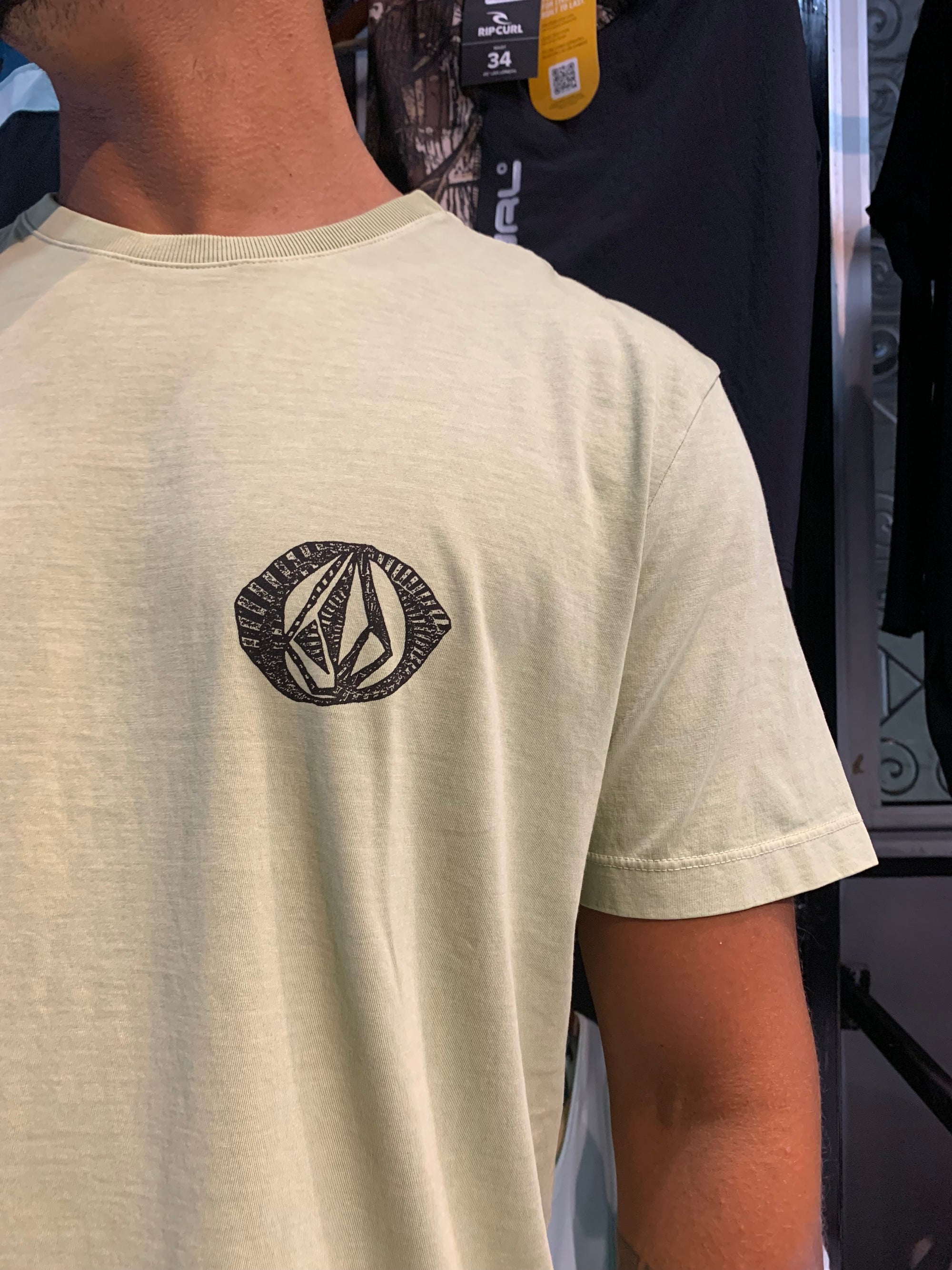 Camiseta Volcom Scramble Stone Verde