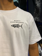 Camiseta Manga Curta branca Rusty Fish