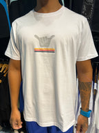 CAMISETA HANG LOOSE GRADIENTE BRANCA