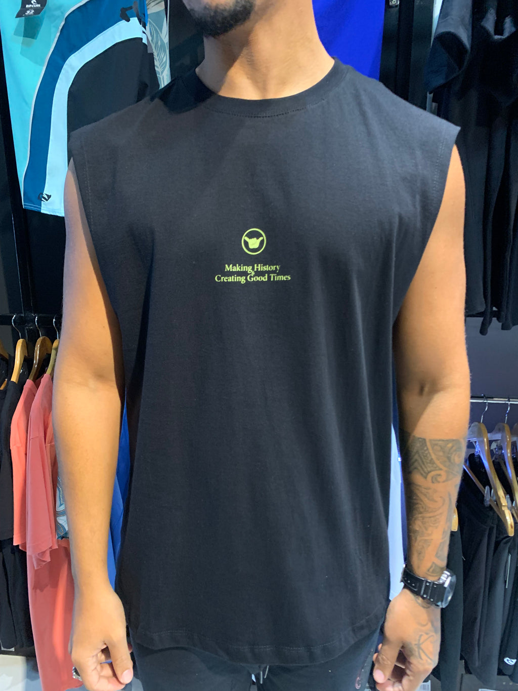 Regata Hang Loose Clouds Preta