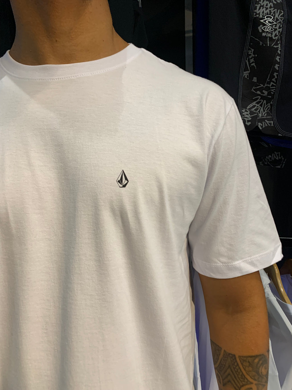 Camiseta Volcom Stone Blanks Branca