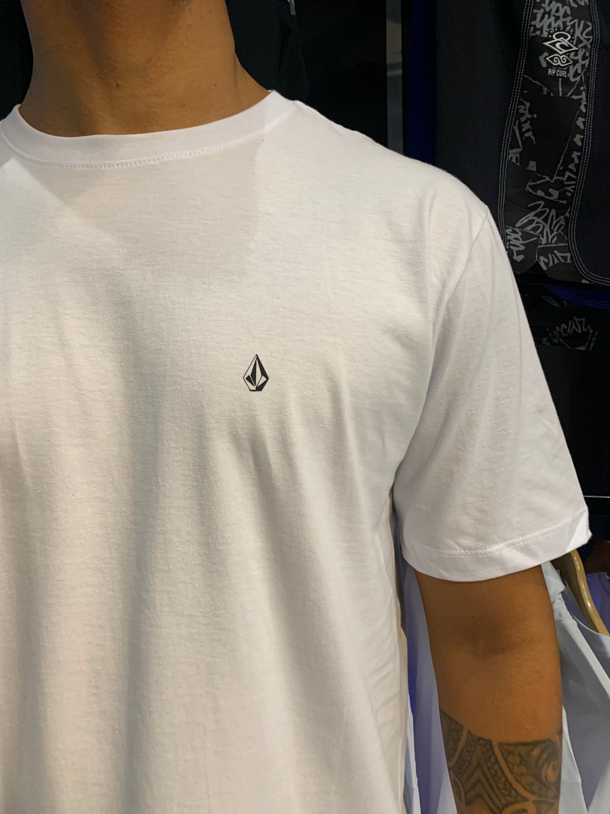 Camiseta Volcom Stone Blanks Branca