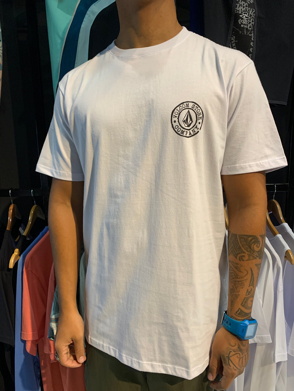 Camiseta Volcom Difuse Branca