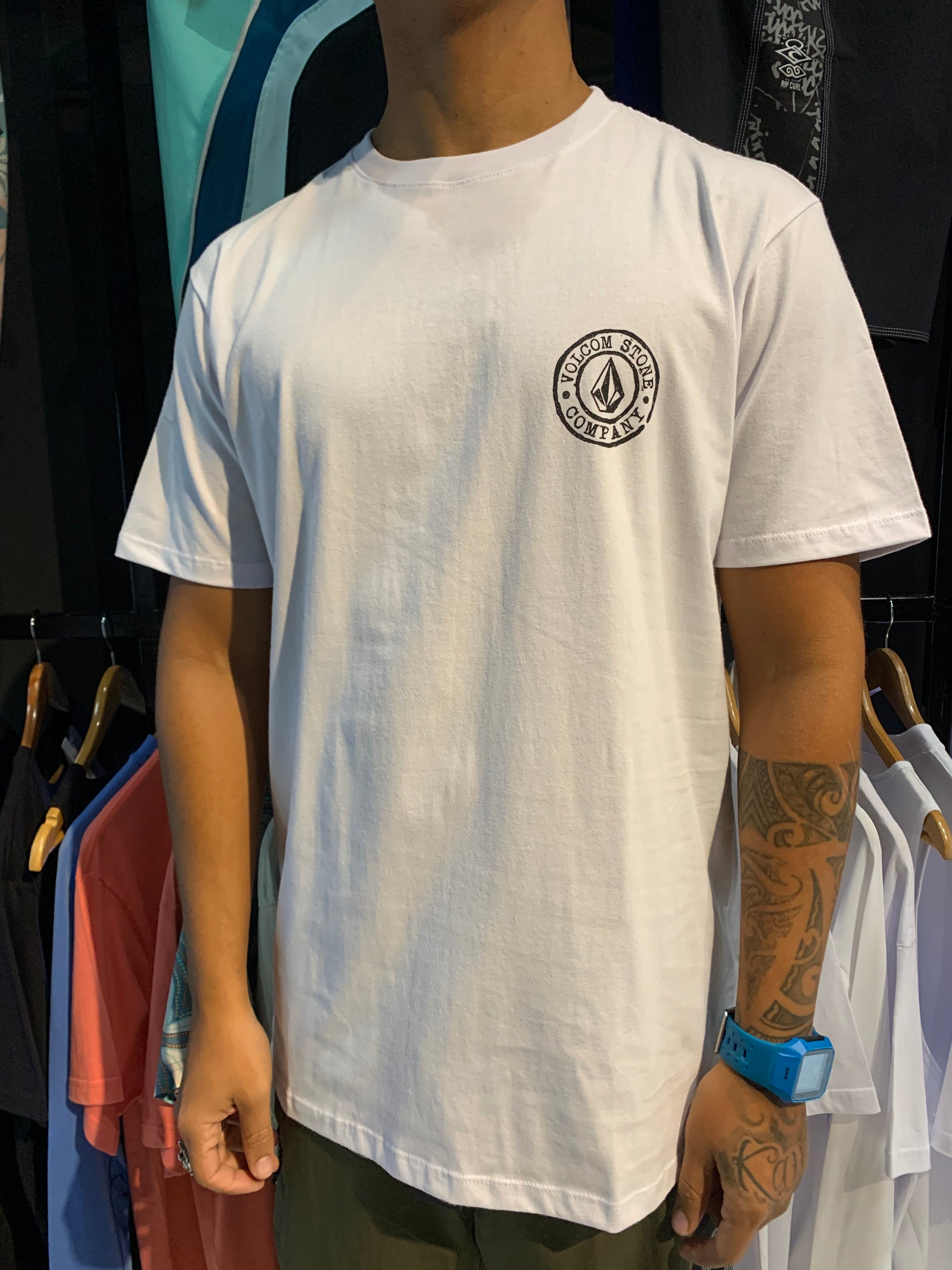 Camiseta Volcom Difuse Branca