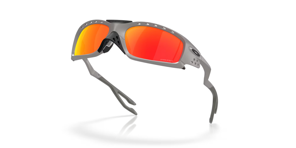 Óculos Oakley Plantaris SQ prizm ruby Lentes, titanium Armação