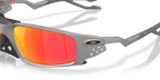 Óculos Oakley Plantaris SQ prizm ruby Lentes, titanium Armação
