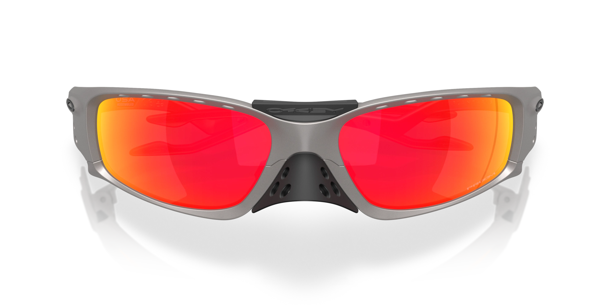 Óculos Oakley Plantaris SQ prizm ruby Lentes, titanium Armação