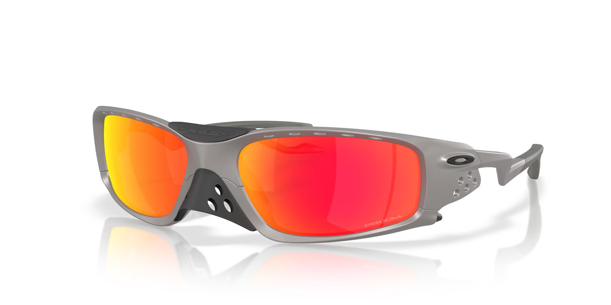 Óculos Oakley Plantaris SQ prizm ruby Lentes, titanium Armação
