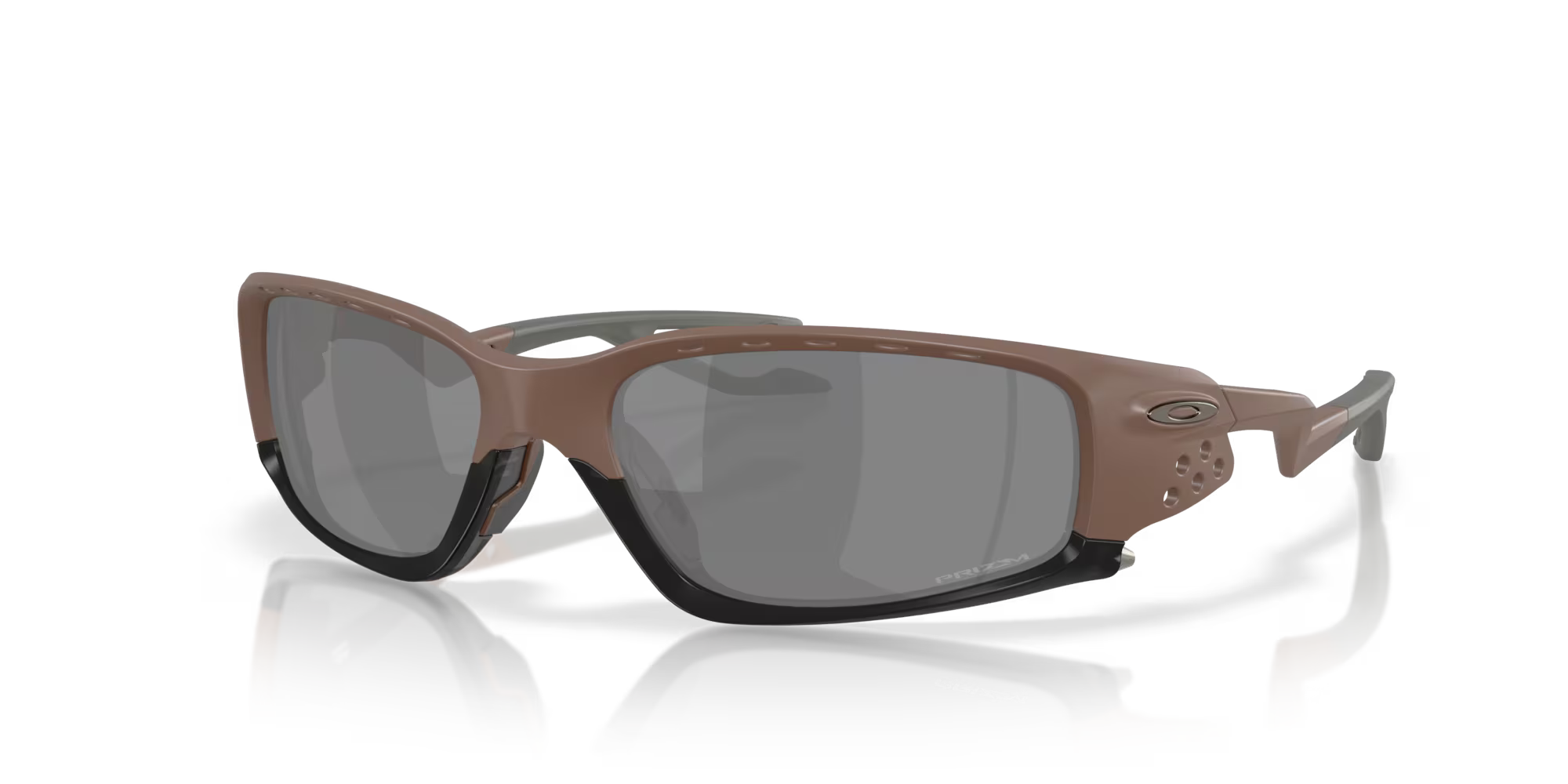 Óculos de sol Oakley Plantaris SQ prizm black Lentes, mahogany Armação