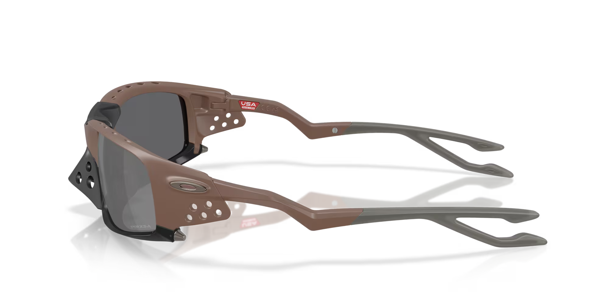 Óculos de sol Oakley Plantaris SQ prizm black Lentes, mahogany Armação