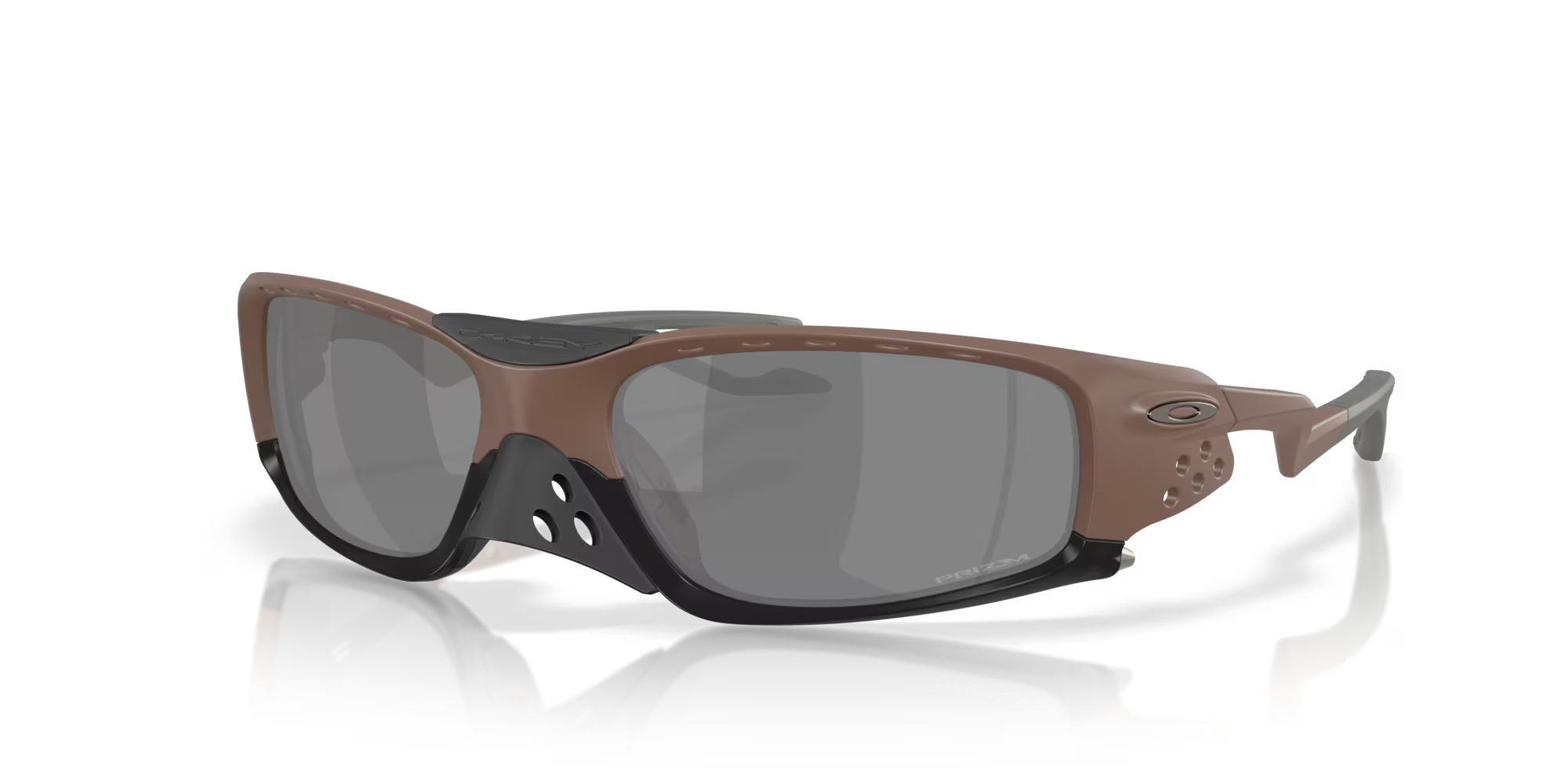 Óculos de sol Oakley Plantaris SQ prizm black Lentes, mahogany Armação