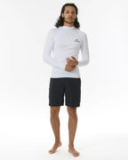 Camiseta Rip Curl Surf Uv Stack Upf Perf White