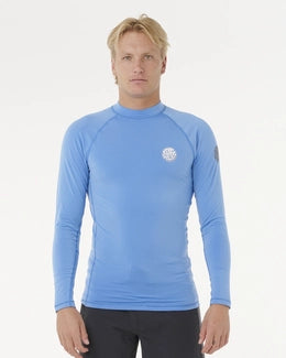 Camiseta Rip Curl Uv Manga Longa Icons Upf Brushed Blue Gum