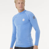 Camiseta Rip Curl Uv Manga Longa Icons Upf Brushed Blue Gum