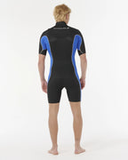 SHORT JOHN DAWN PATROL 2MM CHEST ZIP