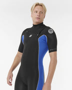 SHORT JOHN DAWN PATROL 2MM CHEST ZIP
