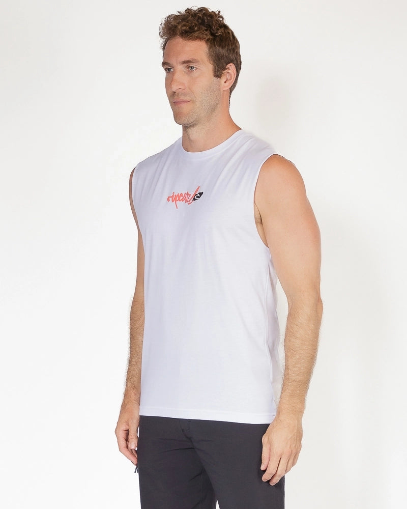 Regata Rip Curl Script Muscle Signature Gm Branca