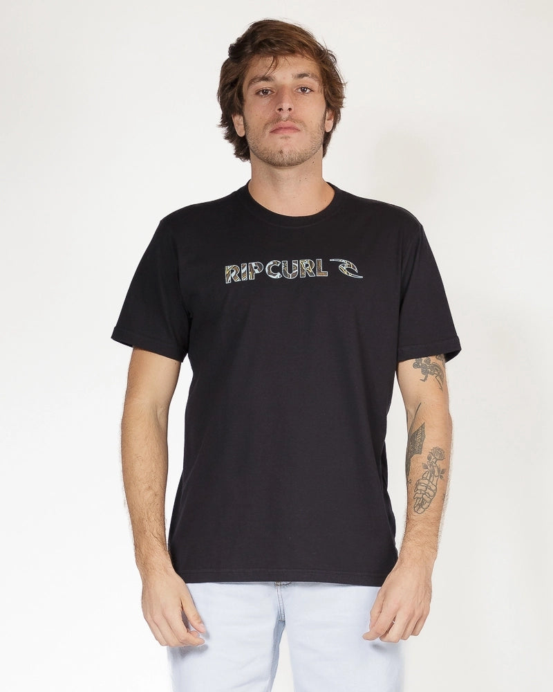 Camiseta Rip Curl Floral Filter Barrel Killaa Black