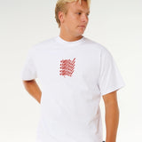 Camiseta Rip Curl Medina Stacker Branca