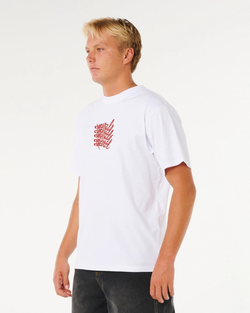 Camiseta Rip Curl Medina Stacker Branca