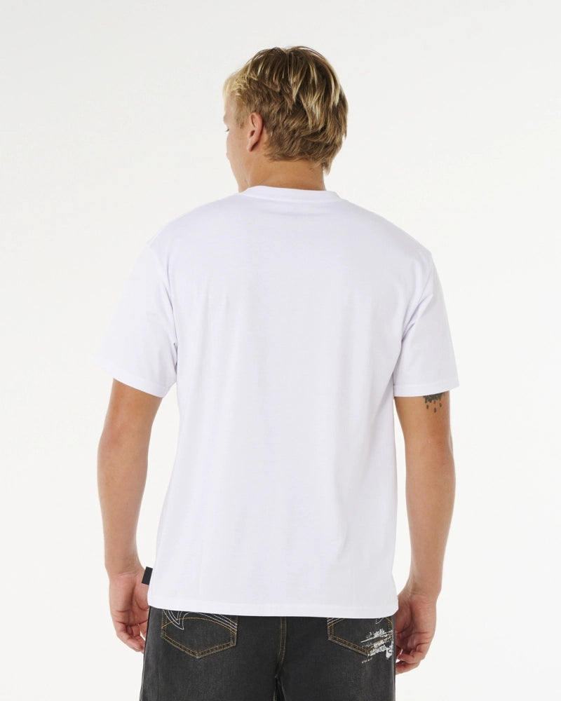 Camiseta Rip Curl Medina Stacker Branca