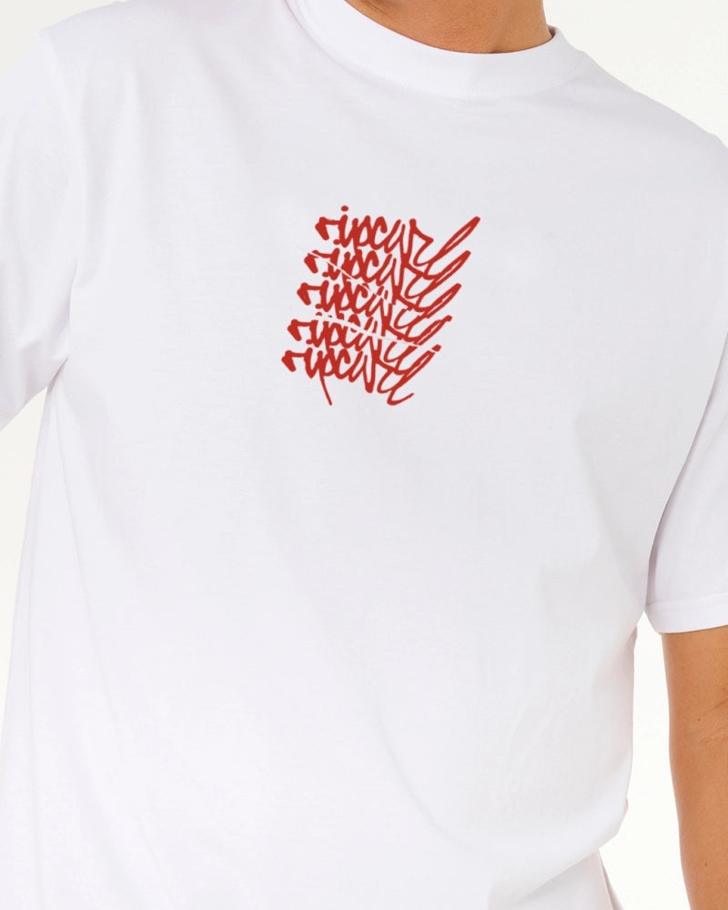 Camiseta Rip Curl Medina Stacker Branca