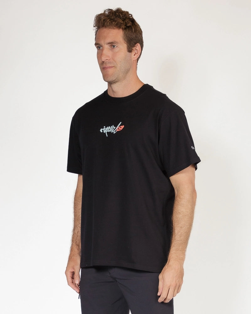Camiseta Rip Curl Script Signature Gm Black