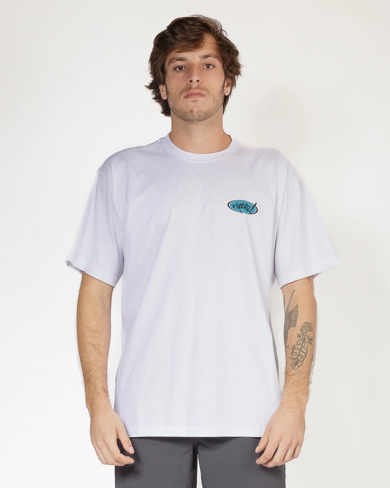 Camiseta Rip Curl Front Script GM White