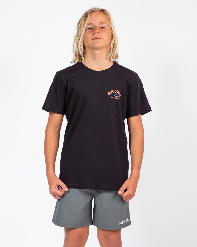 CAMISETA RIP CURL SHRED TIL PRETO