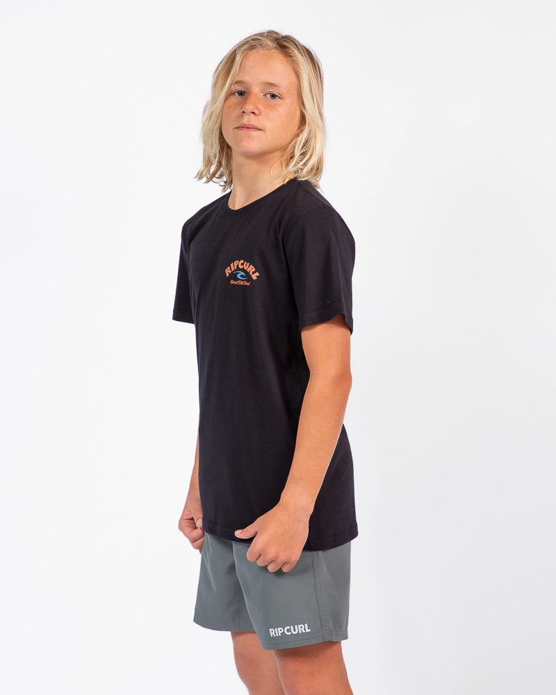 CAMISETA RIP CURL SHRED TIL PRETO