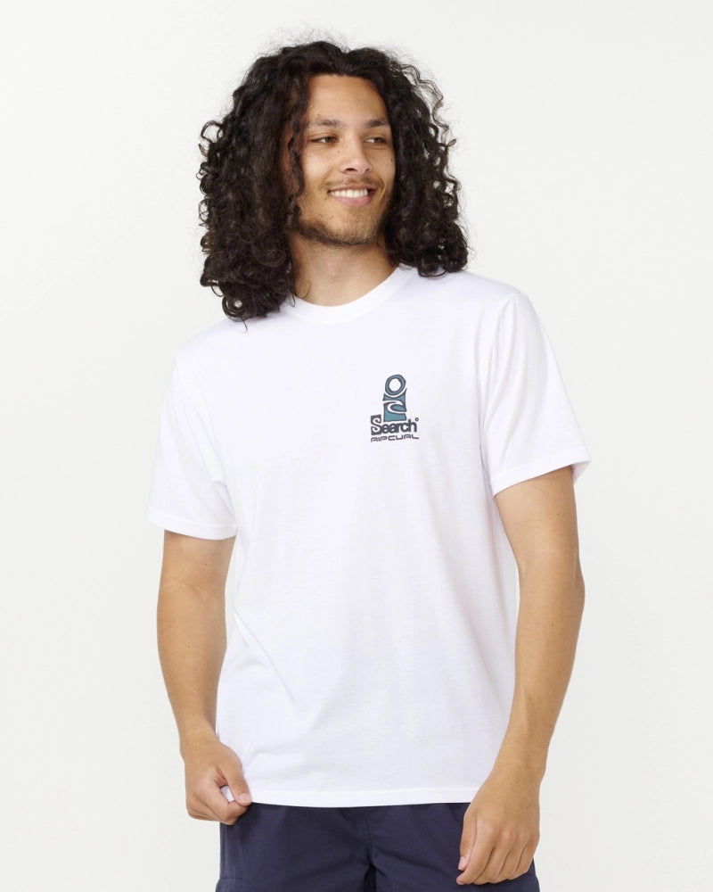 CAMISETA RIP CURL SEARCH STACK BONE