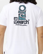 CAMISETA RIP CURL SEARCH STACK BONE