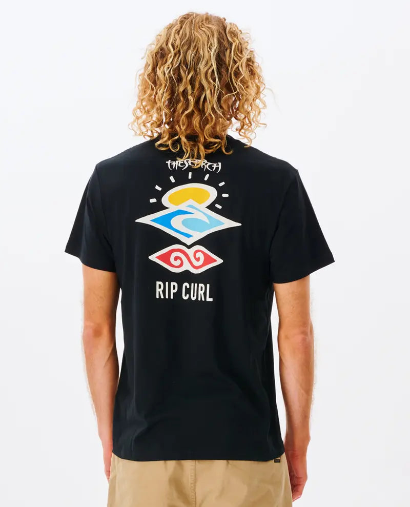 CAMISETA RIP CURL SEACH ICON BLACK