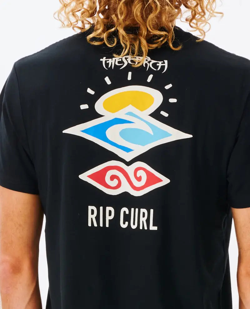 CAMISETA RIP CURL SEACH ICON BLACK