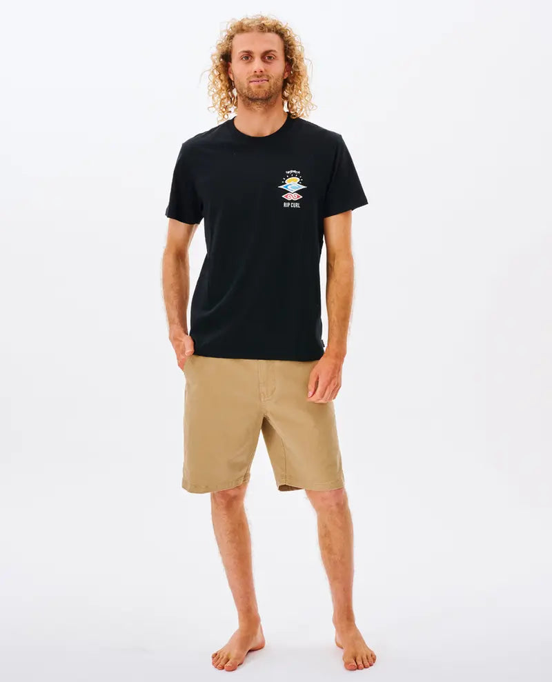 CAMISETA RIP CURL SEACH ICON BLACK