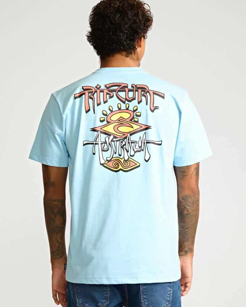 Camiseta Rip Curl Aus Art Search Blue