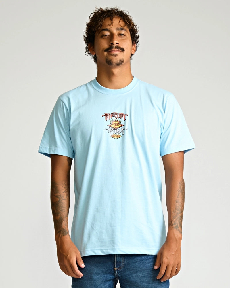 Camiseta Rip Curl Aus Art Search Blue